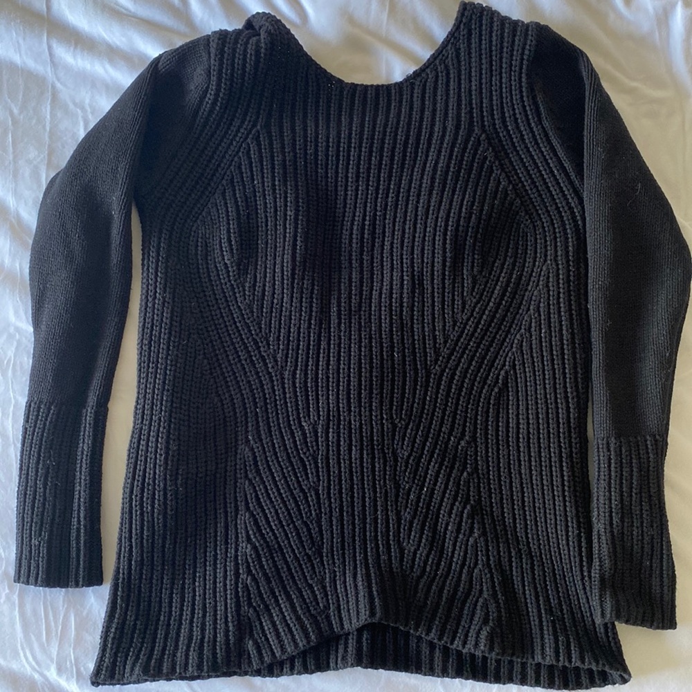 Zara open back sweater
